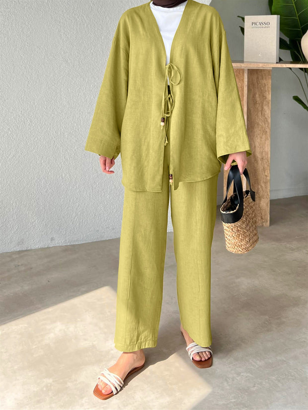 Casual Comfy Suit Two Pieces Set