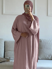 Casual Abaya Long Sleeve Dress